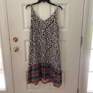 CAbi Leopard Print Safari Dress